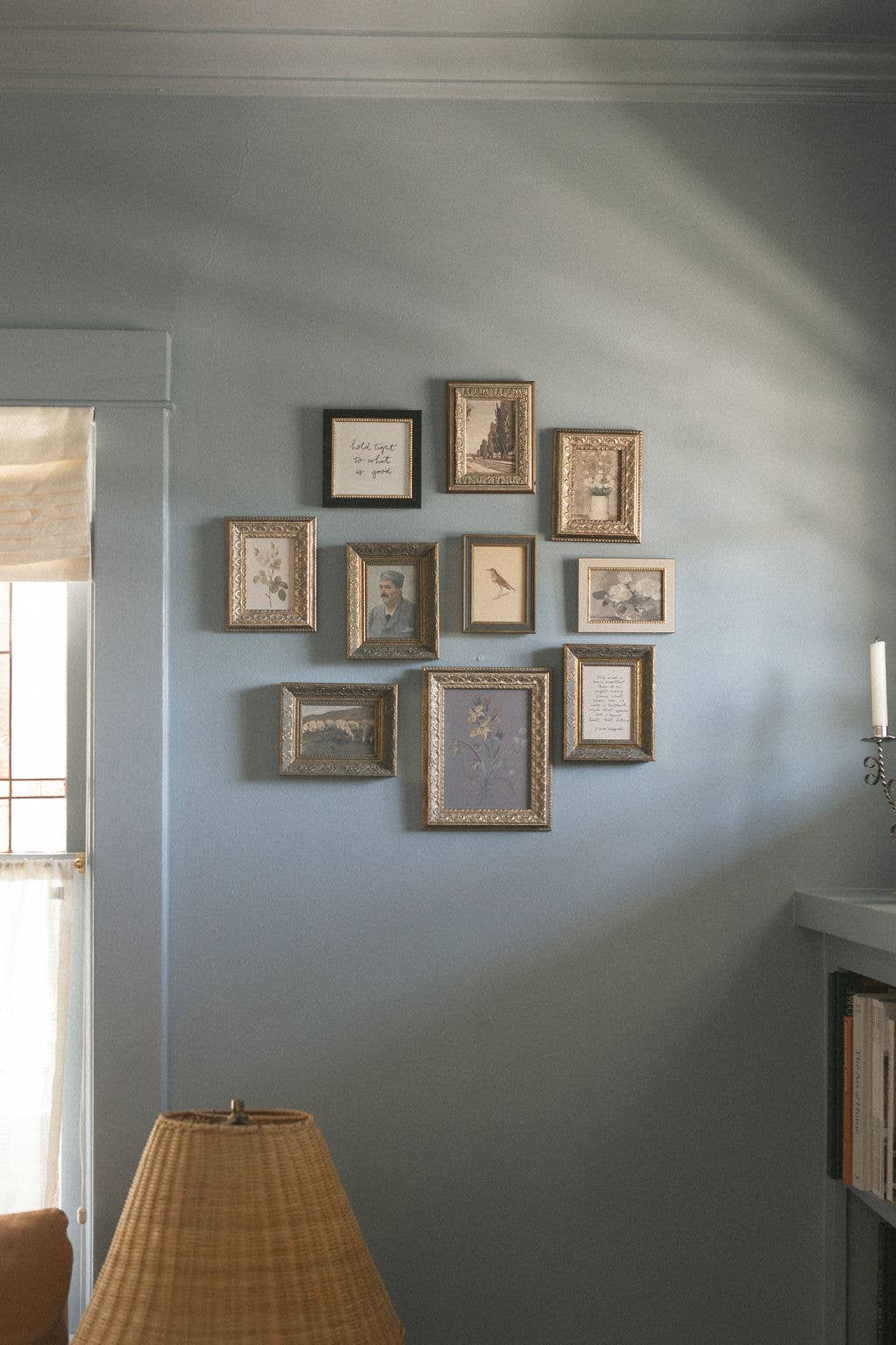 Antique Bird Framed Canvas Art 4x6