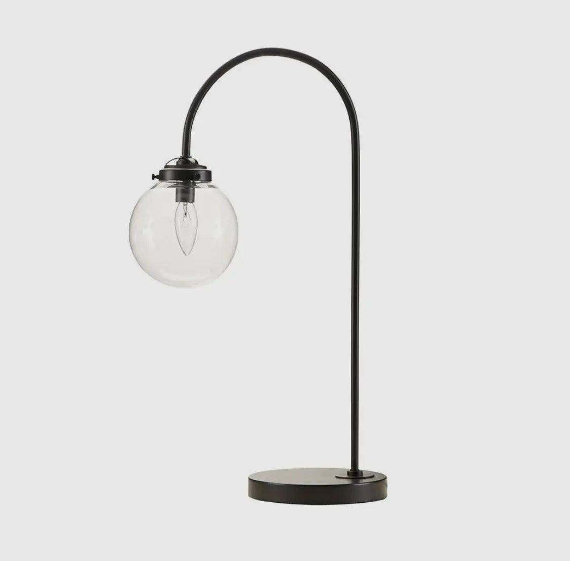 Antique Black Metal Table Lamp Niko and Me Home Decor