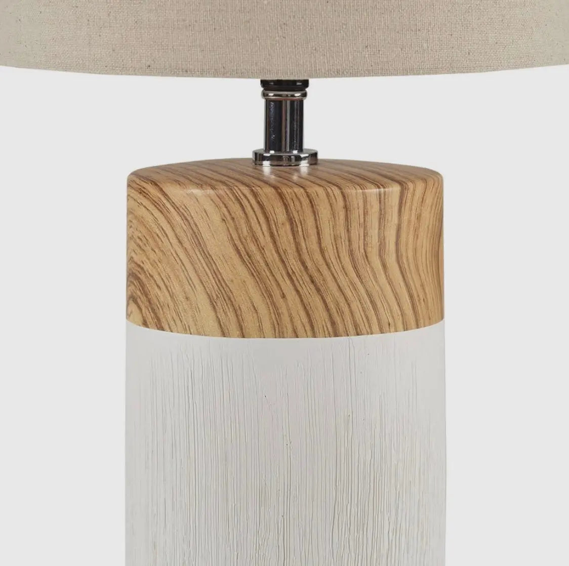 Mid-Century Wood Grain Table Lamp Niko and Me Home Decor