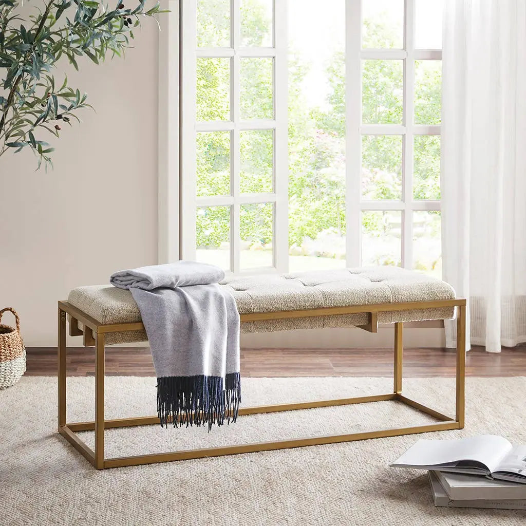 Tufted Accent Bench - Niko and Me