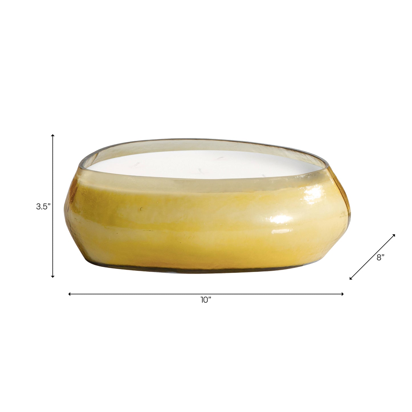 Candle - Orange Glass Midnight Amber Scented, 61 Oz