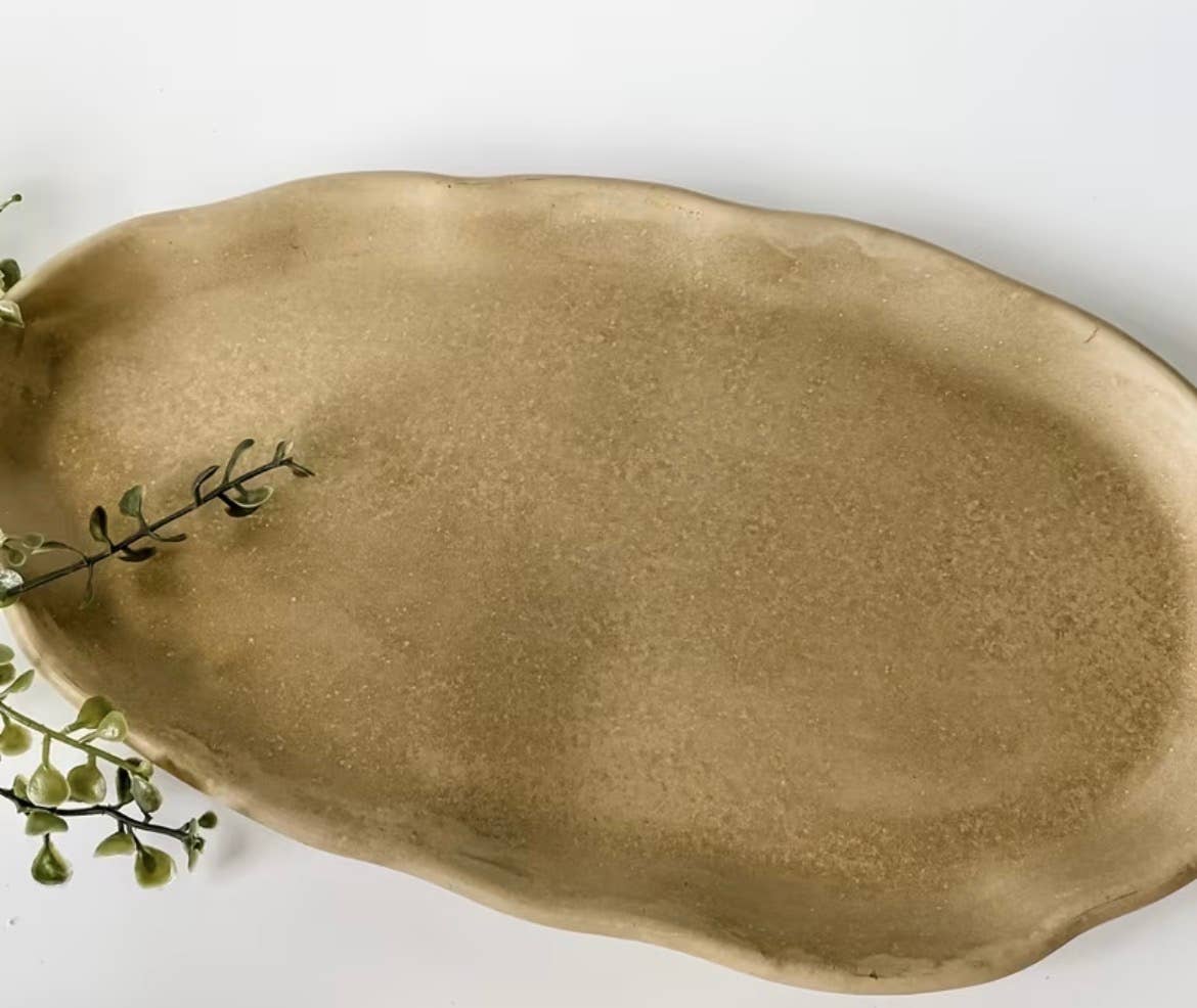 Decorative Oval Tray
