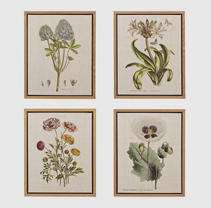 Botanical Linen Canvas Wall Art Niko and Me Home Decor