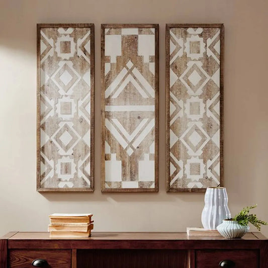 Carved Rustic Wooden Wall Art Decor Niko and Me Home Decor