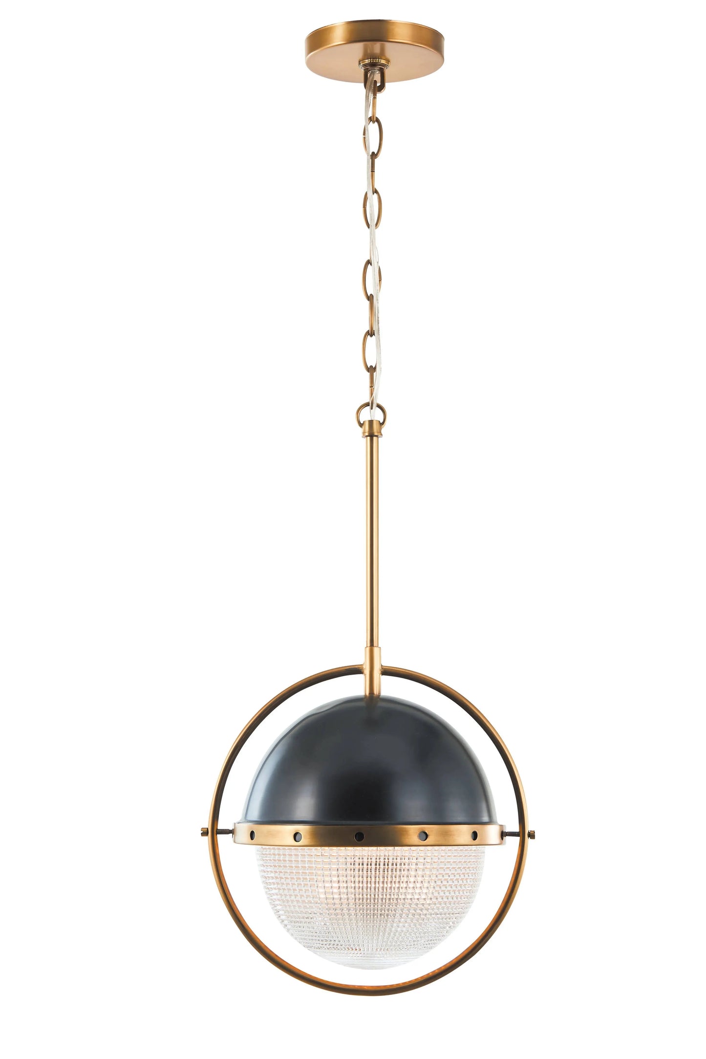 Coventry Tailored Vintage Brass and Aged Iron Pendant - Niko and Me