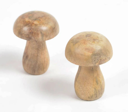 Earthy Mushroom Decoratives | Set of 2 Niko and Me Home Decor