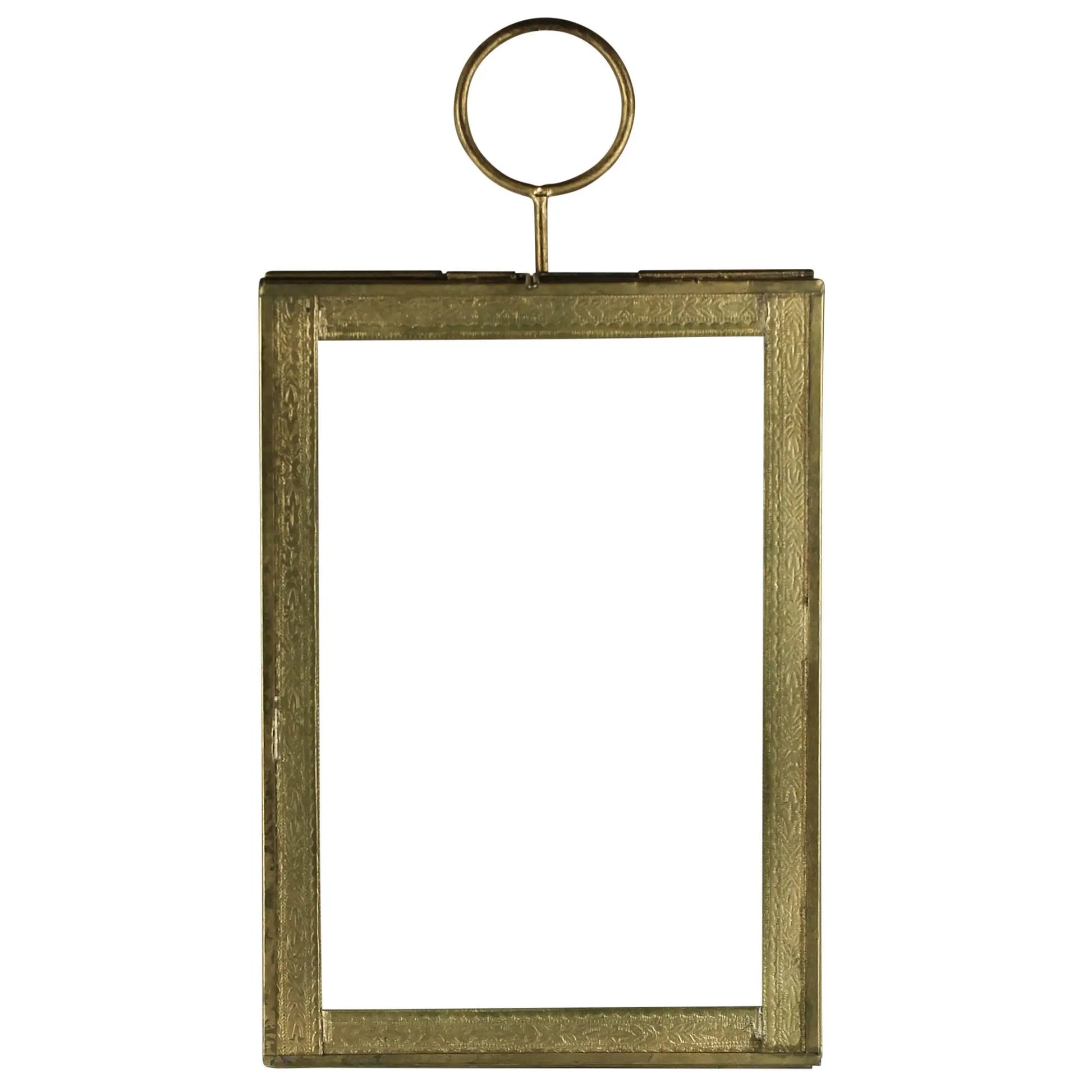 Hans Hanging Frame, Brass - 5x7 Niko and Me Home Decor