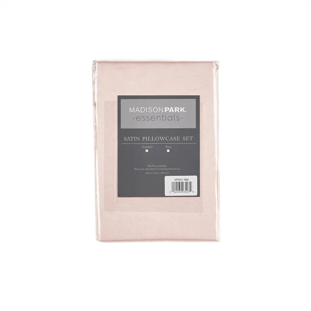 Luxury Satin Pillowcase Blush Pink | Set of 2 Niko and Me Home Decor