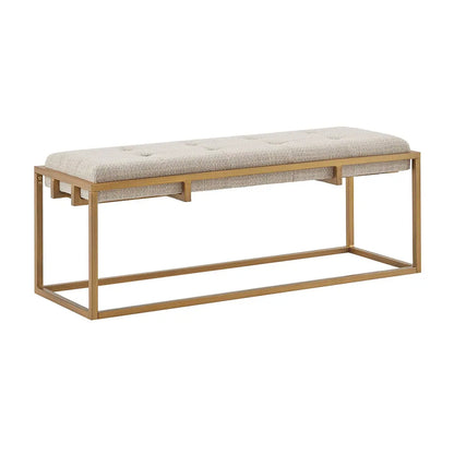 Tufted Accent Bench Niko and Me Home Decor