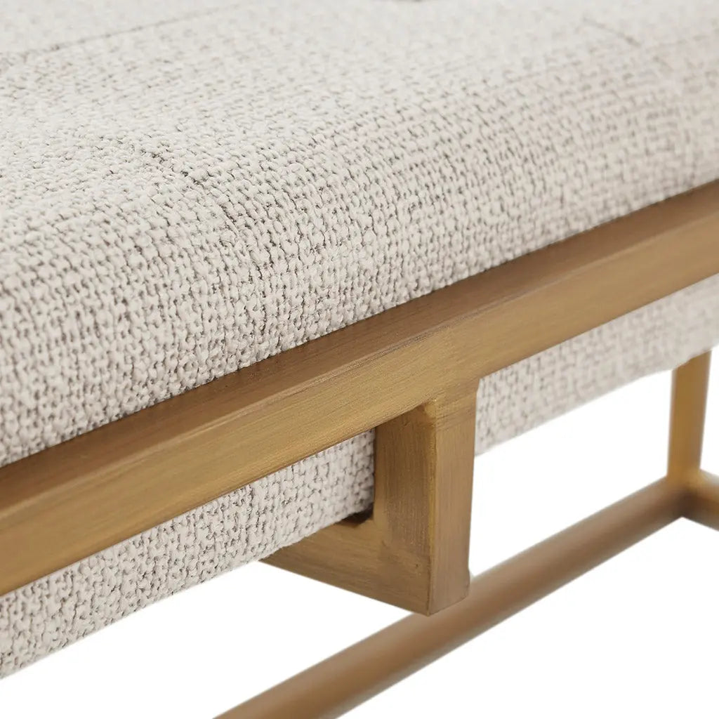 Tufted Accent Bench Niko and Me Home Decor