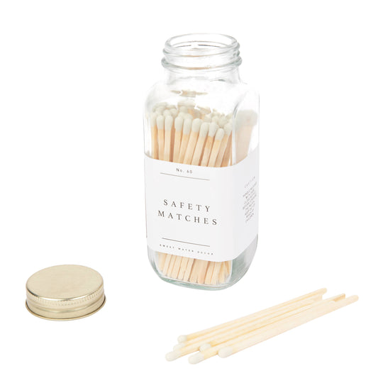 White Tip Matches in a Jar
