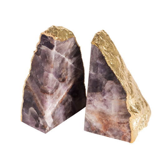 Amethyst Bookends | Set of 2